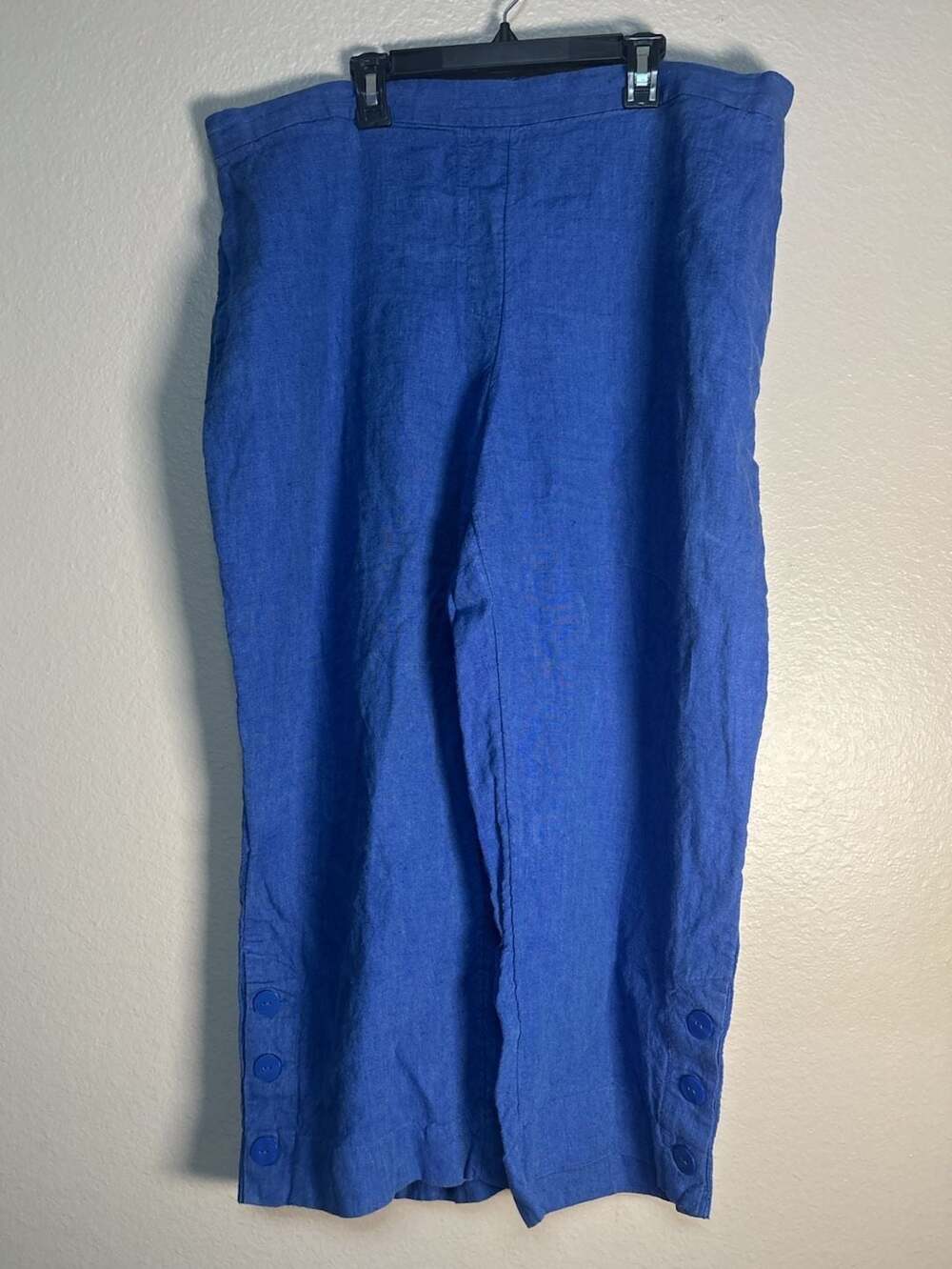 Chico's Blue Linen Pants Size 16